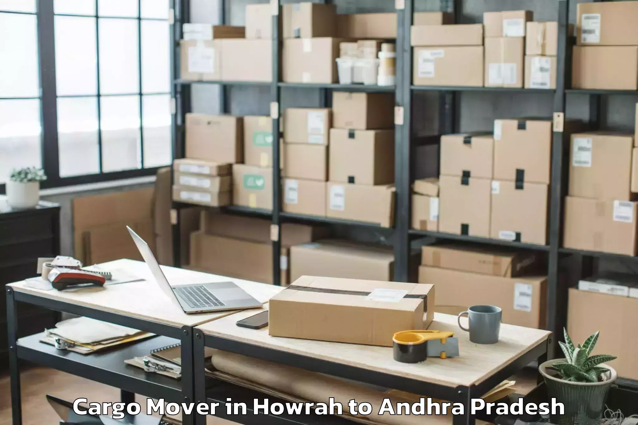 Affordable Howrah to Achampet Palnadu Cargo Mover